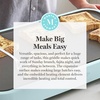 image:imageMartha Stewart 12 x 22 Electric Griddle XL Ceramic NonstickFlat Top Cooking Surface Adjustable Temperature Dial Drip Tray Dishwasher Safe 1500W Fast Even Heating Pancakes amp Eggs Linen CreamSky Blue